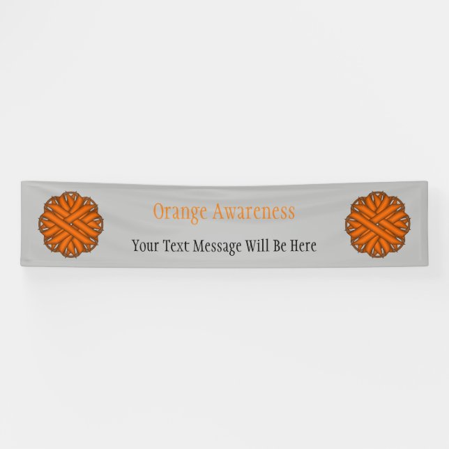 Orange Flower Ribbon by Kenneth Yoncich Banner (Horizontal)