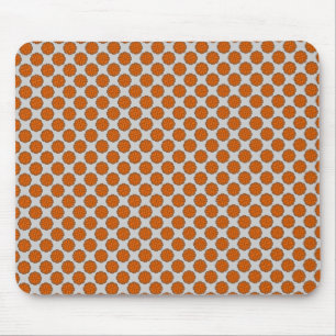 Orange Flower Ribbon by Kenneth Yoncich Mouse Pad