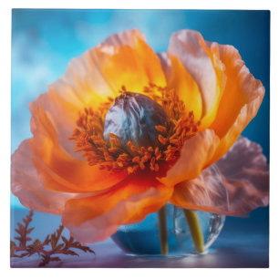 Orange Flower Tile