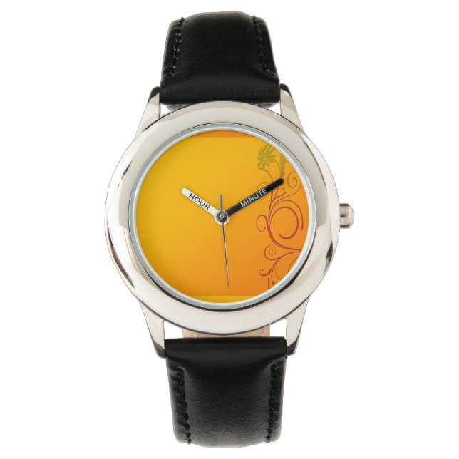 Orange Flower Watch (Front)