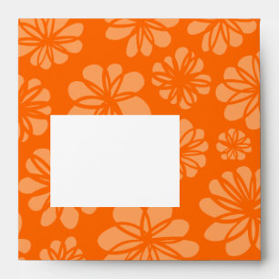Orange Flowers Envelope