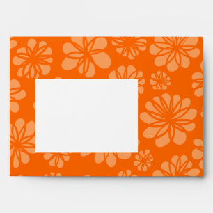 Orange Flowers Envelopes