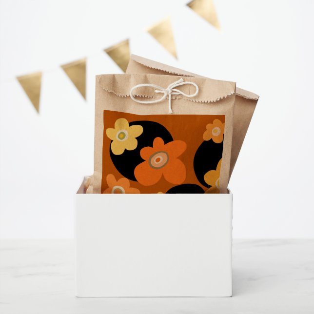 orange flowers favour bags (Party)