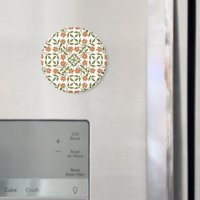Orange Flowers, Floral Pattern, Greenery, Boho
