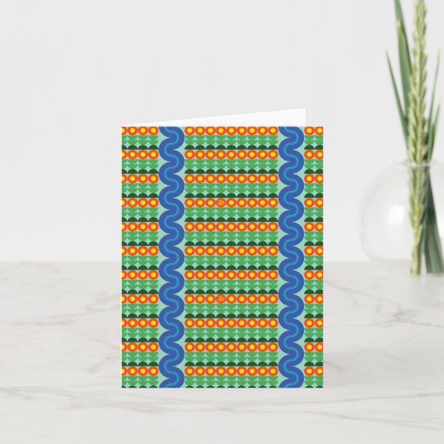 Orange Flowers - Greeting Card (Front)