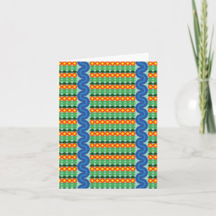 Orange Flowers - Greeting Card
