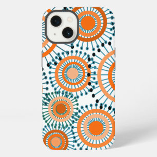 Orange Flowers iPhone 13 Case