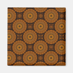 Orange Flowers Magnet