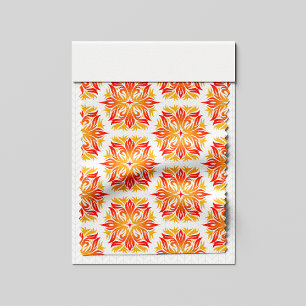 Orange Flowers, Pattern Of Flowers, Floral Pattern Fabric
