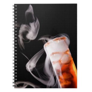 Orange Fluid Test Tube Notebook