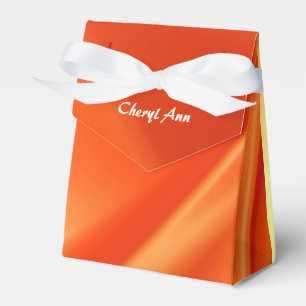 Orange Flush Personalised Favour Box