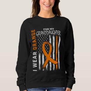 Orange For Granddaughter Multiple Sclerosis Awaren Sweatshirt