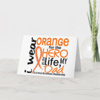 Orange For Hero 2 Dad MS Multiple Sclerosis