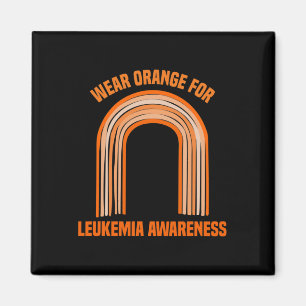 Orange For Leukaemia Awareness Leukaemia 1 Magnet