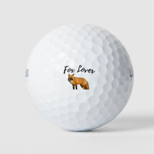 Orange Fox Golf Balls