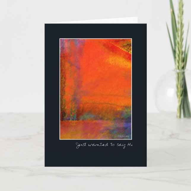 Orange-Framed-Hello Card (Front)