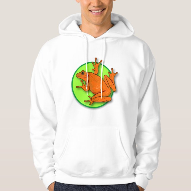Orange Frog Hoodie (Front)