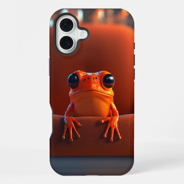 Orange Frog Phone Case (Back)