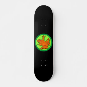 Orange Frog Skateboard
