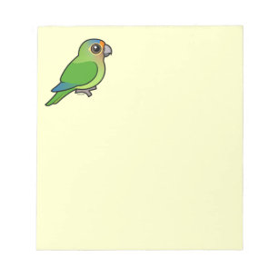 Orange-fronted Parakeet Notepad