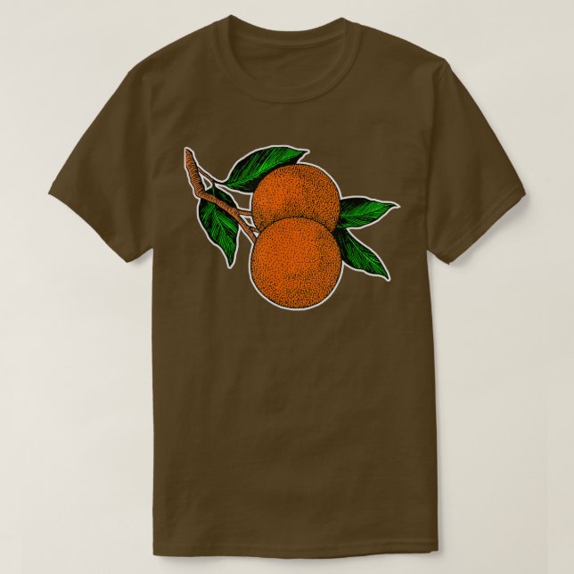 Orange Fruit  315  T-Shirt (Design Front)