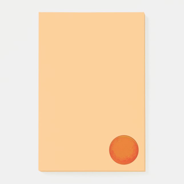 Orange - Fruit Collection - Post-it Notes (Front)