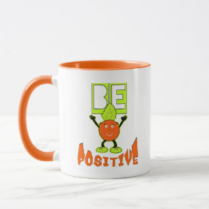 Orange fruit mug
