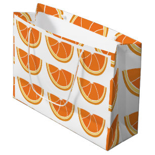 Orange Fruit Slice Large Gift Bag