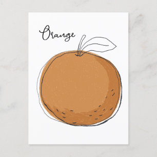 Orange fruit  Tote Postcard