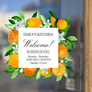 Orange Fruits Flower Summer Floral botanical Store
