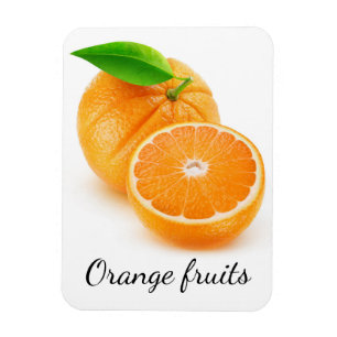 Orange fruits magnet