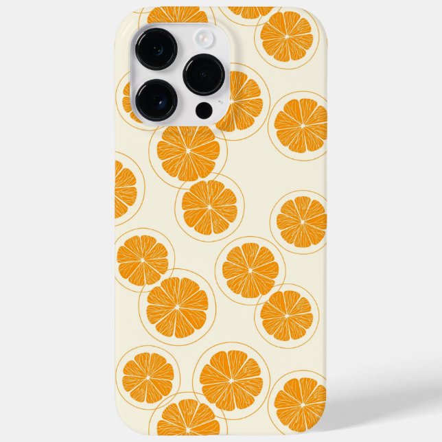 Orange fruity pattern  Case-Mate iPhone case (Back)