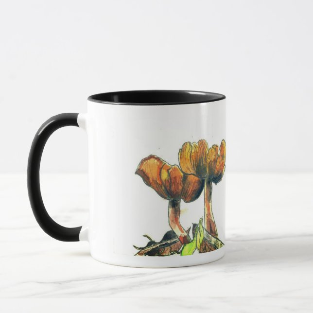 Orange fungi mug (Left)