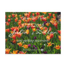 Orange Garden Save The Date