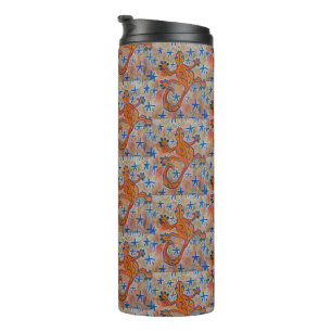 Orange Gecko Thermal Tumbler