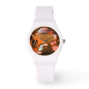 Orange Gem Watch