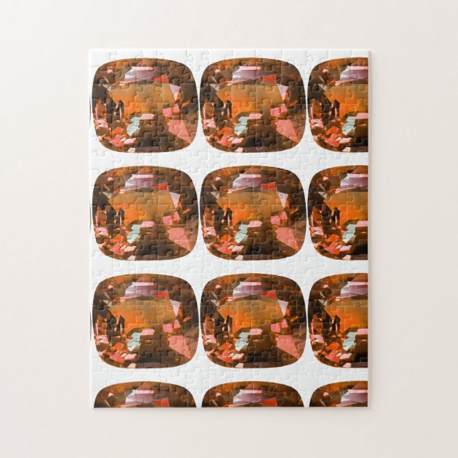Orange Gemstone Jigsaw Puzzle (Vertical)