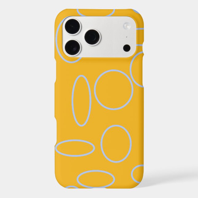 Orange Geometric Circles (Back)