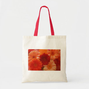 Orange Gerbera Daisy Flowers Art Tote Bags