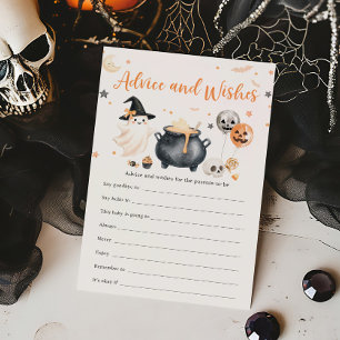 Orange Ghost Little Boo Advice and Wishes Game
