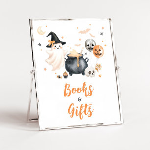 Orange Ghost Little Boo Books and Gifts Sign