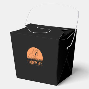 Orange Ghostface Halloween Party Favour Box