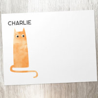 Orange Ginger Cat Personalised
