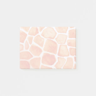 Orange Giraffe Animal Print Post-it Notes