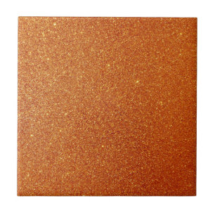 Orange Glitzer Tile