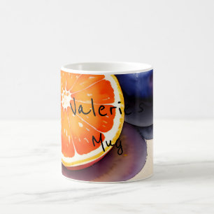 Orange Glow Watercolor Coffee Mug