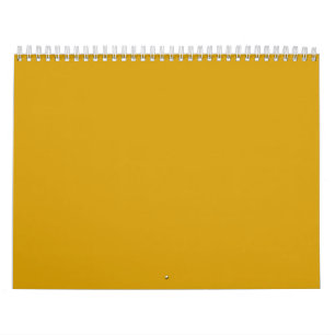 Orange Gold Backgrounds on a Calendar