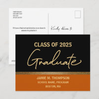 Orange Gold College Class of 2025 Graduate