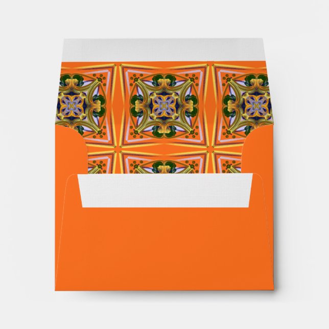 Orange Gold Original Envelope  (Back (Bottom))