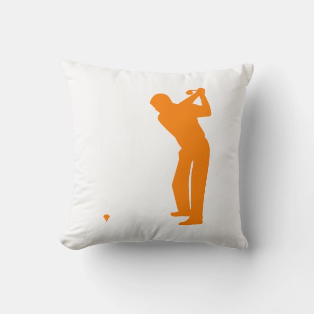 Orange Golf Cushion (Front)